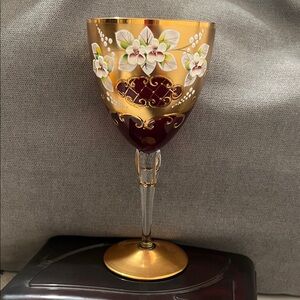 Murano Glass Wine Goblet